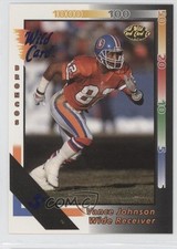 1992 Wild Card 5 Stripe Vance Johnson #112 2b2