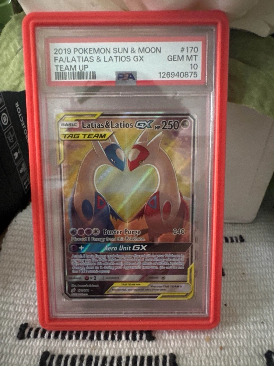 Latias & Latios GX (Alternate Full Art) - SM - Team Up (SM9) Psa
