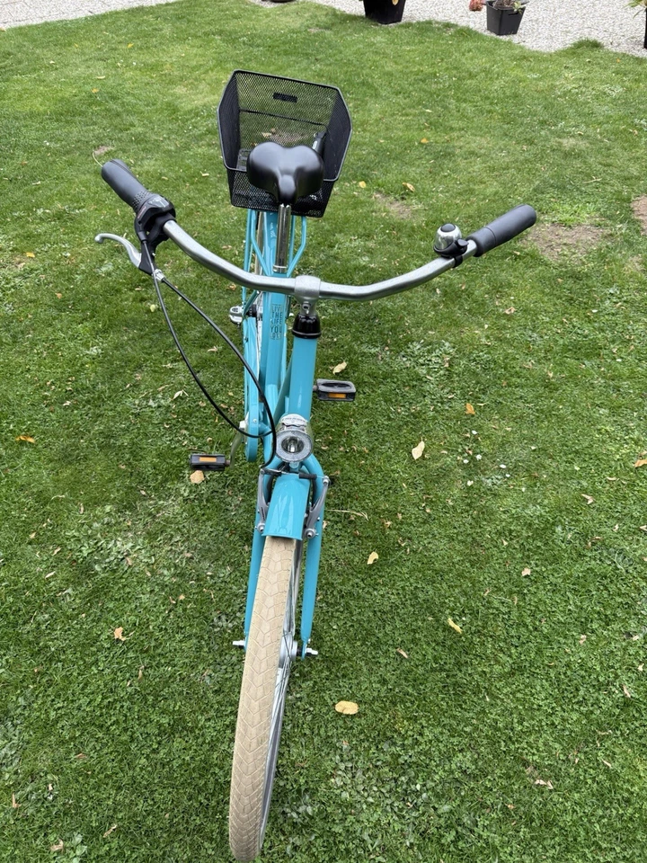 Holland Fahrrad türkis mit Korb ,  verkehrstüchtig - Bild 3 von 4