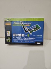 Linksys WMP54GS 2.4GHz Wireless-G PCI Adapter with SpeedBooster NEW SEALED 
