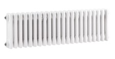 Caverswall Triple Column Traditional Radiator 300 x 999mm, High Gloss White
