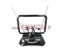 Antenna TV DVB-T2 38dB LI-99B, TELEVISORE DIGITALE TERRESTRE AMPLIFICATA, DIGITA