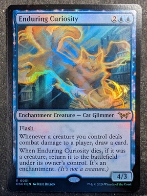 Enduring Curiosity - Foil - Duskmourn: House of Horrors (MTG)
