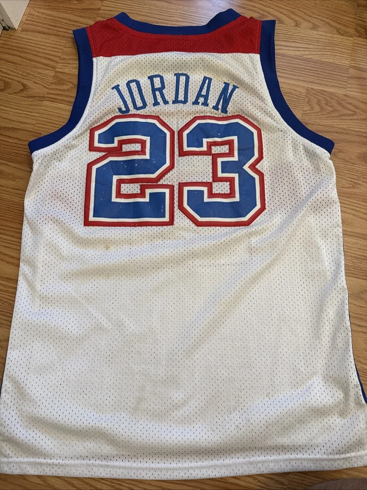 NBA Swingman Michael Jordan Washington Bullets Jersey Vintage Men’s Small #23 - Image 4 of 4