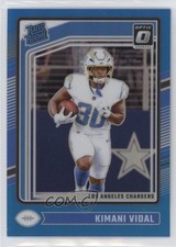 2024 Panini Donruss Optic Rated Rookie Aqua Prizm /299 Kimani Vidal #262 19l7