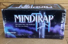 MindTrap Card Game Mind Trap 1996 VTG 90s Brain Teaser