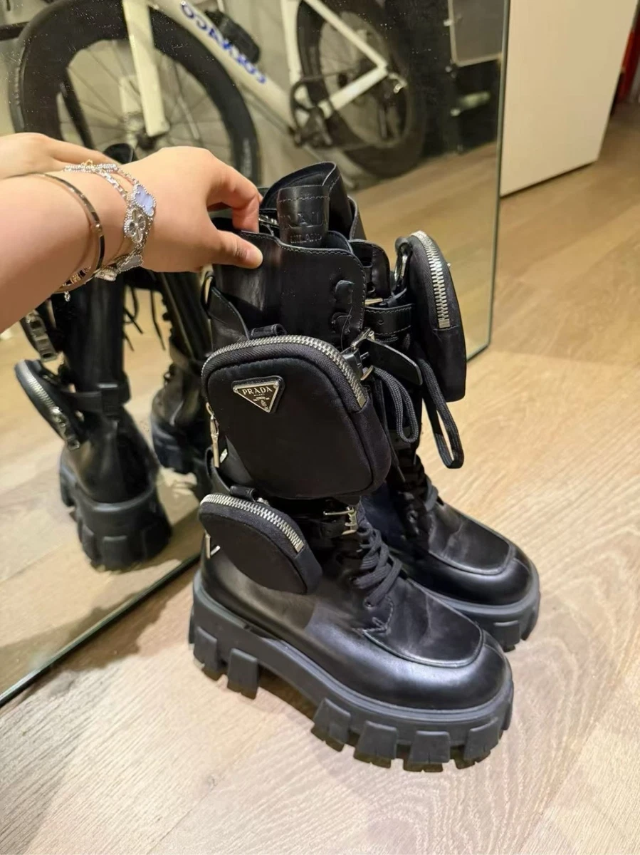 PRADA Leather Boots for Women for sale | eBay
