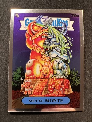 2023 Topps Chrome: Garbage Pail Kids #255a Metal MONTE    