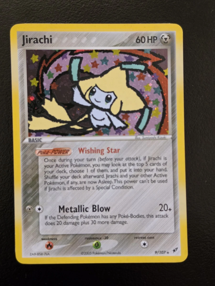 pokemon cards pikachu full art Gay Jirachi Holographic Card Sew-On Patch  AlienInAJar