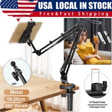 Tablet Stand for Bed 360° Rotating Bed Tablet Mount Holder Stand for iPad iPhone