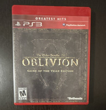 Elder Scrolls IV: Oblivion GOTY Greatest Hits PS3 PlayStation 3 CIB Complete