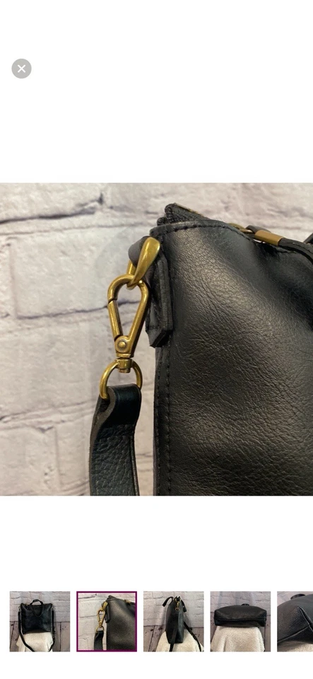 Женская черная сумка через плечо MADEWELL...Размер средний - Изображение 2 из 4