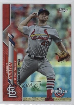 2020 Topps Opening Day Target Red Foil Dakota Hudson #45 05v0