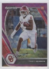 2021 Panini Prizm Draft Picks Purple Wave Prizm Trey Sermon #123 0b3