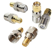 F Type to SMA Male Female Coax Connector Adapter 2Sets 6 Pcs Coaxial Adapter Kit