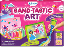 Sand Art Activity - Mess-Controlled DIY Unicorn  Princess Craft Kit with 50 Co