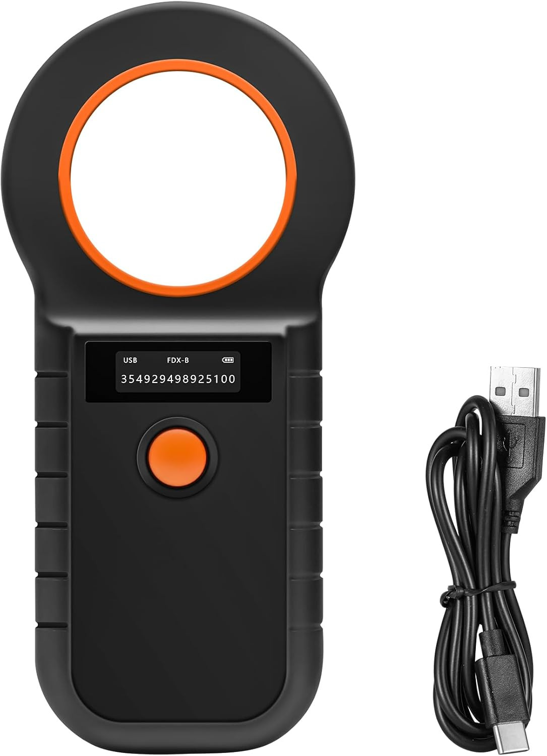 Lettore Chip Cani Gatti Scomparsi - Scanner Portatile OLED USB Ricarica