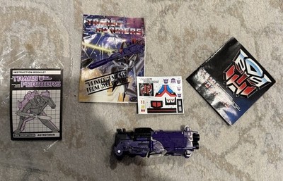 Astrotrain 100% Complete Vintage 1985 G1 Transformers Hasbro Action Figure