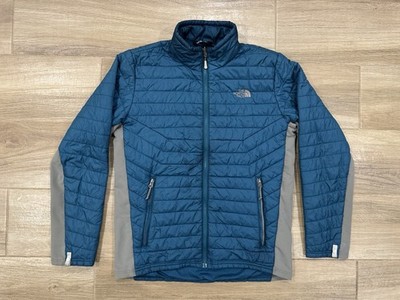 The North Face Men's Canyonlands Jacket MEDIUM Blue Zip Outdoor Hybrid *SEE PICS
