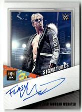 Panini NXT WWE 2022 No. NS-FMW Flash Morgan Webster On-Card Auto