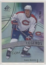 2020-21 Upper Deck SP Game Used Legends 9/11 Saku Koivu #117 0ze6