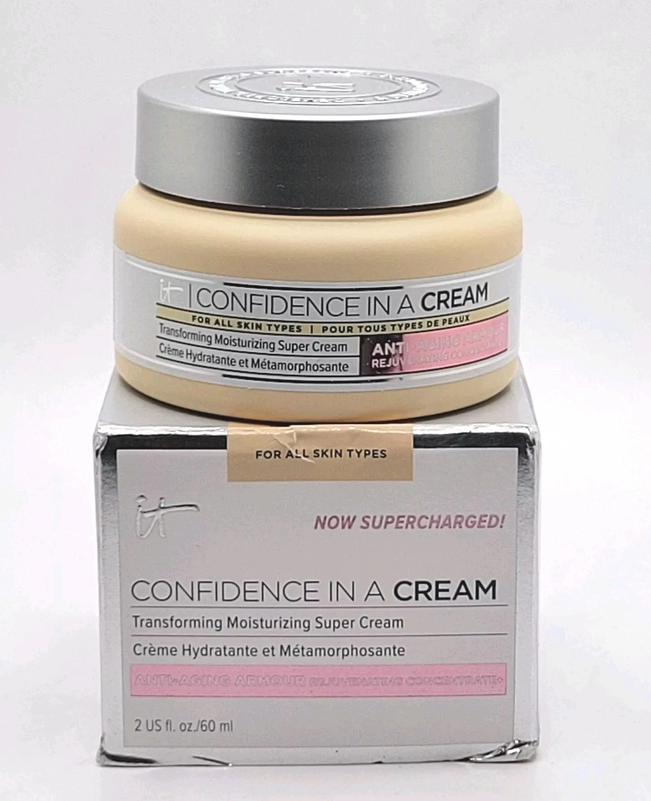 IT Cosmetics Confidence in a CREAM 2oz Moisturizing Anti-Aging Cream NEW
