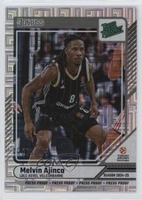 2024 Donruss EuroLeague Rated Prospects Press Proof Purple Melvin Ajinca 14mf