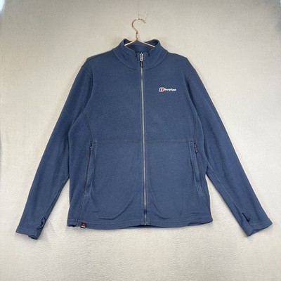 Berghaus Polartec Herren Large Navy Blau Full Zip Fleecejacke Outdoor Wandern