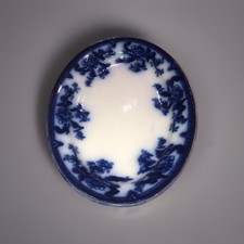 1800’s Wade Staffordshire England Flow Blue Indian Tree Platter