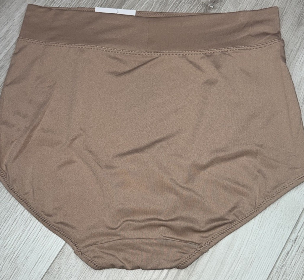 WARNER’S Women’s No Pinch No Problems High Waist Brief 5738 Almond Beige XL 8