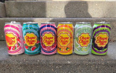 6 Chupa Chups Dosen Getränk leer sammler