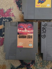5 NES, Super Mario Bros. 3, Guardian Legend, Bart, Ghostbusters 2, Festers Quest