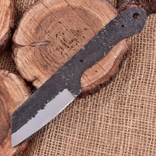 9'' 1095 High Carbon Steel Knife Blank Blade DIY Bushcraft Hunting Knife Making