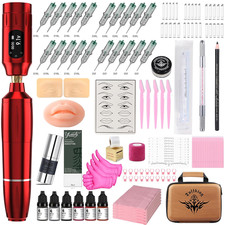 Eyebrow Microblading Tattoo Gun Kit - Professional Tattoo Pen  Brow Pencil Set