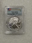 2020 SILVER EAGLE PCGS MS70  ~ FIRST STRIKE FLAG LABEL ~ PRISTINE