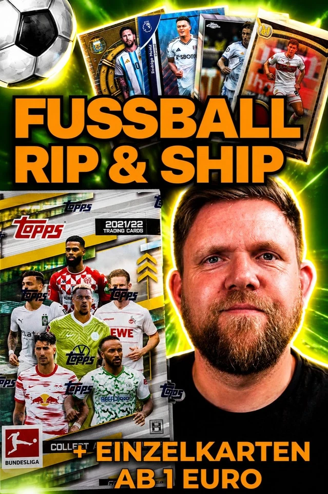 Fußball Rip&Ship + Einzelkarten
