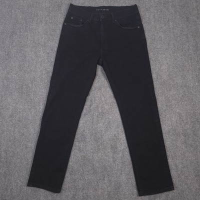 Mott & Bow Slim Jay Jeans Mens 30x27* Black Ultra Soft Stretch Denim Lightweight