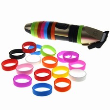 Trimmer Grip Barber Clipper Grip Rubber Anti-Slide Design Grips Decorative Rings