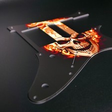 Battipenna Ibanez Jem Series • Teschio Bruciante • Battipenna Personalizzato • Grafica