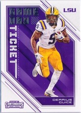 Derrius Guice - LSU Tigers - 2018 Contenders Draft Picks Football - RC - #6
