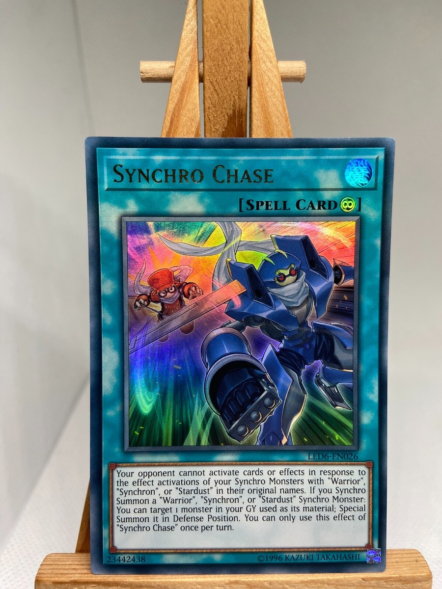 Synchro Chase - Ultra Rare LED6-EN026 - NM - YuGiOh | eBay UK