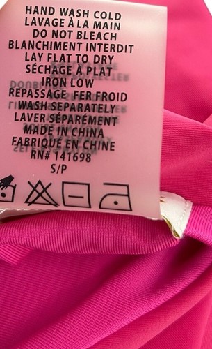 Ramy Brook Sz S Swimsuit Nyomi One Piece Perfect Pink One Shoulder Cut Out New。 - Picture 8 of 10