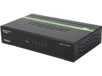 TRENDnet 5-Port Unmanaged Gigabit GREENnet Desktop Metal Switch, Ethernet-Networ