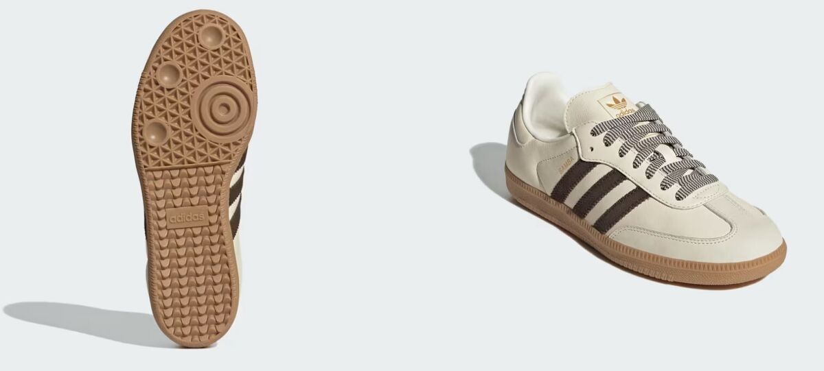 Adidas originals Women's SAMBA OG W Sneakers Off White Adidas originals Women's SAMBA OG W Sneakers Off White