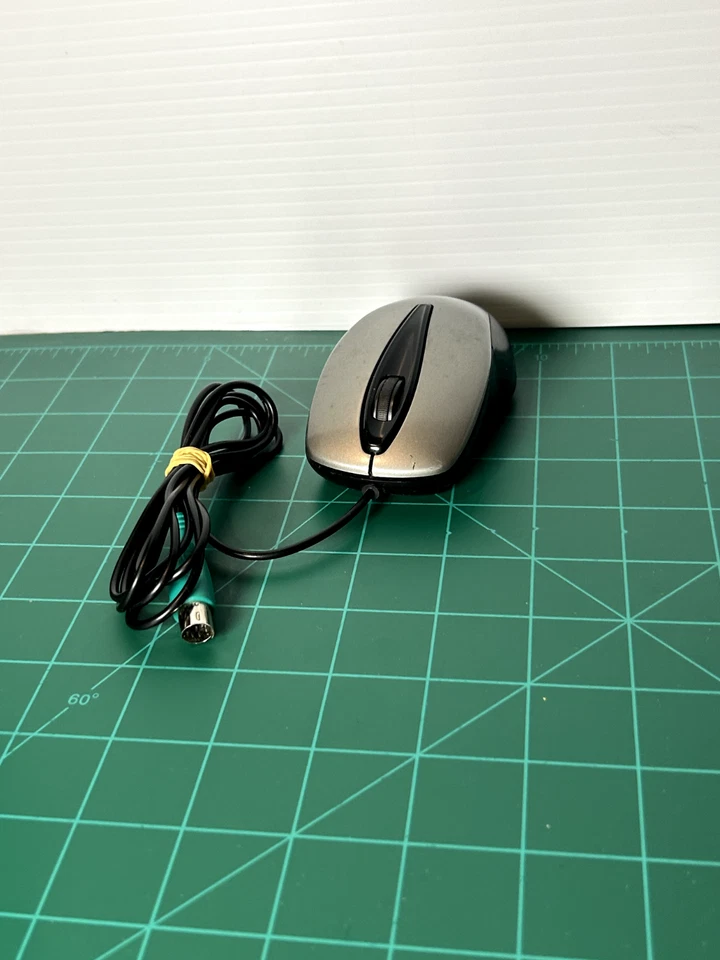 Ergonomic Optical PS/2 Mouse 3 Button with Wheel for Computer Laptop Wired Cord - Image 3 of 4