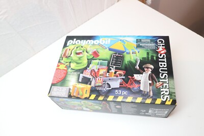 playmobil 9222 setnr. ghostbusters hot dog stand slimer ghost use
