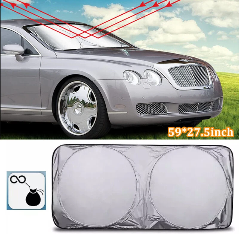 Parasol Ventana Para Nissan Sentra Plegable Coche Parabrisas Parasol UV Bloqueador Solar Foto 3 de 4