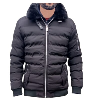 Bomber Jacket Brave Soul Puffer Parka Jacket With Hood BRAVE SOUL