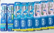 Oral-B Toothbrushes Double Packs 3 Extra Soft 5 Medium ,LOT OF 8, TOTAL 16ct