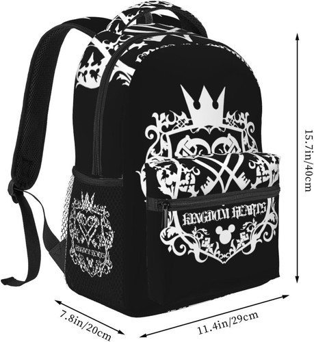 Kingdom Hearts Brotzeittasche/Rucksack Farbe schwarz Oxford-Gewebe Polyester JAPAN NEU - Bild 26 von 45